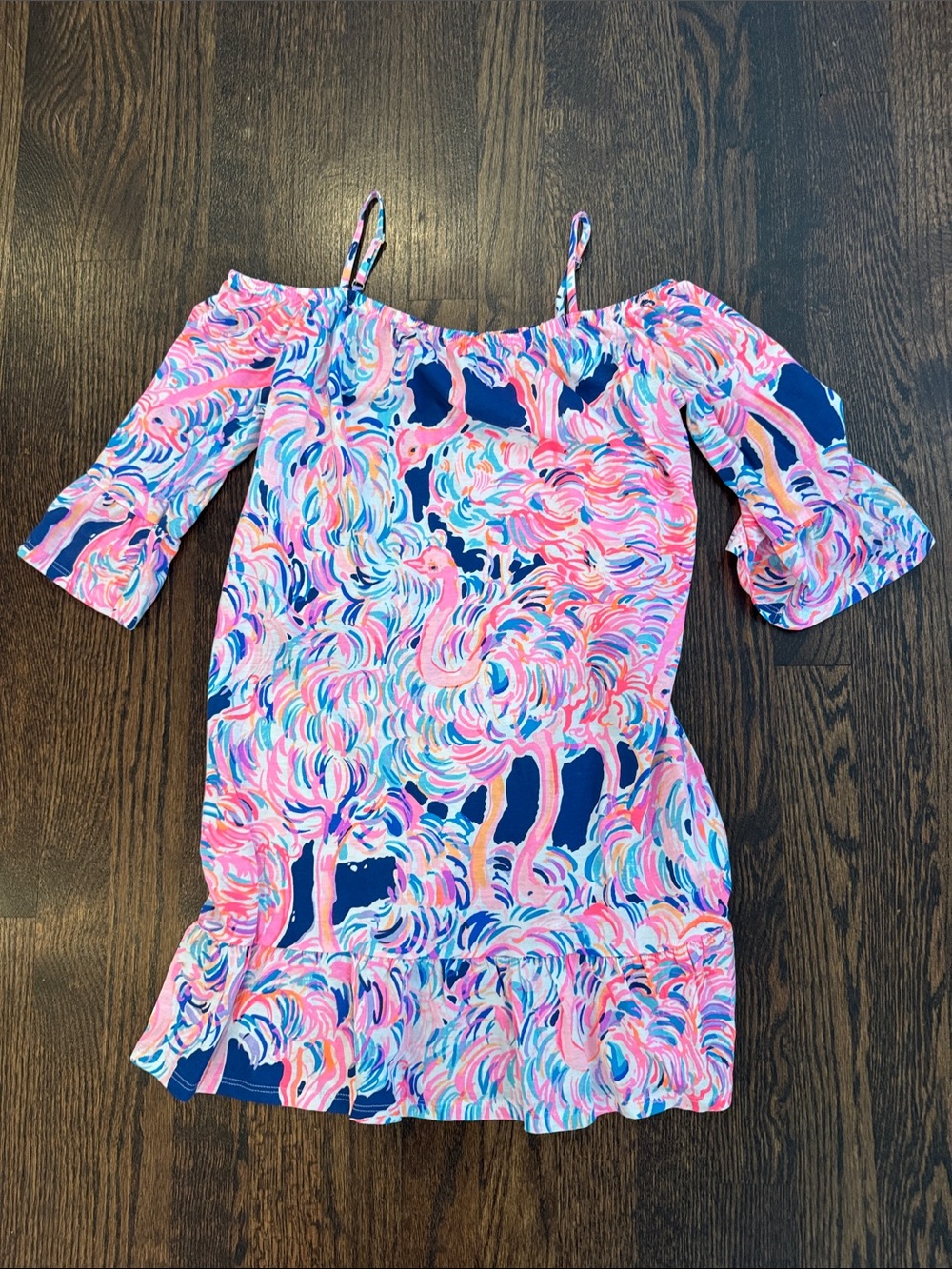 Kids colorful garment with straps